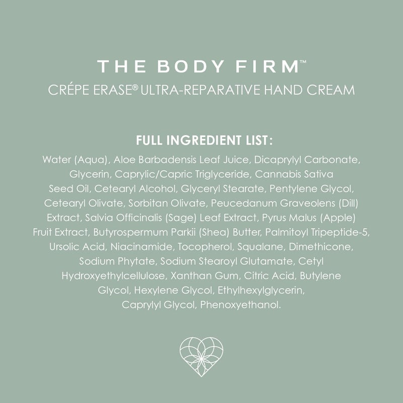 BODY FIRM Crepe Erase Hand Repair Treatment, Anti-Aging Hand Treatment, Lotion with Moisturizing Shea Butter, Vitamin E and Squalane for Cracked, Dry Hands, Supports Wrinkle on Hands, 3 fl oz - Image 4
